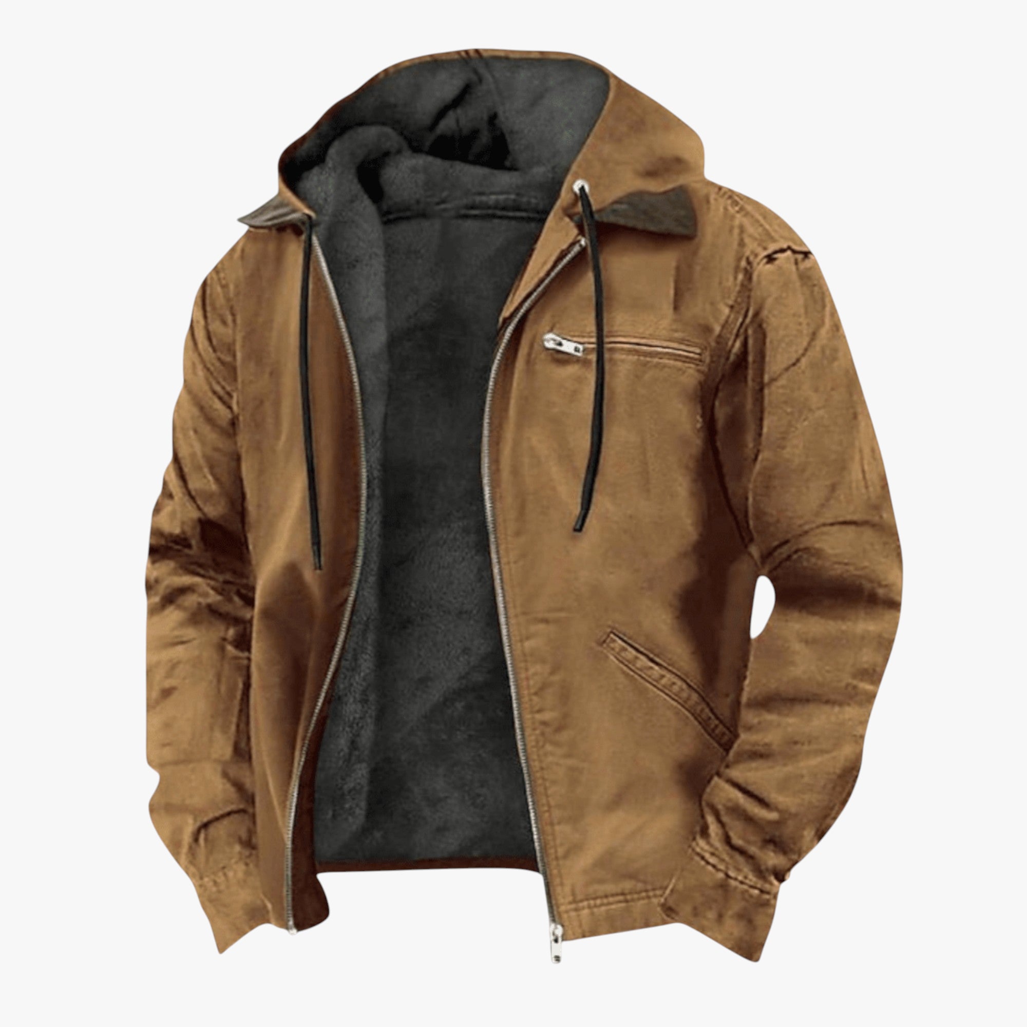 Men's Winter Bomber Jacket | hood