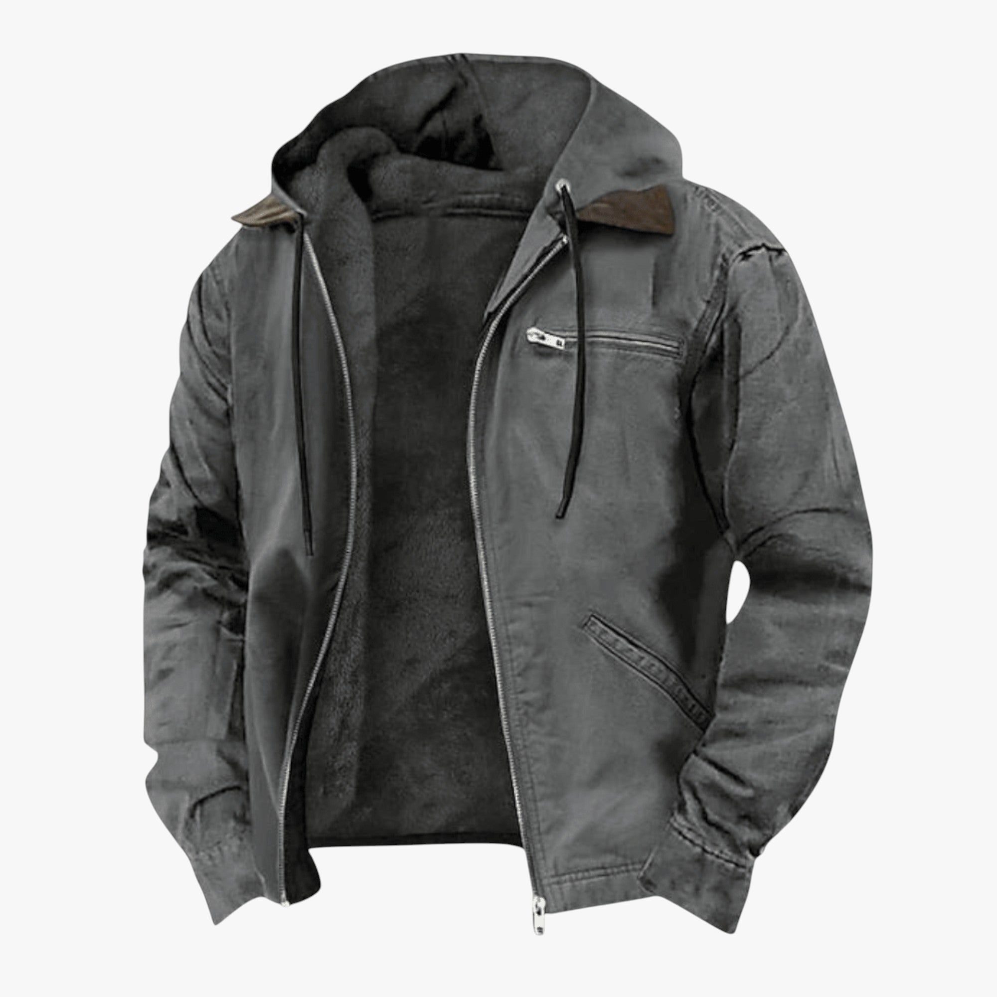 Men's Winter Bomber Jacket | hood